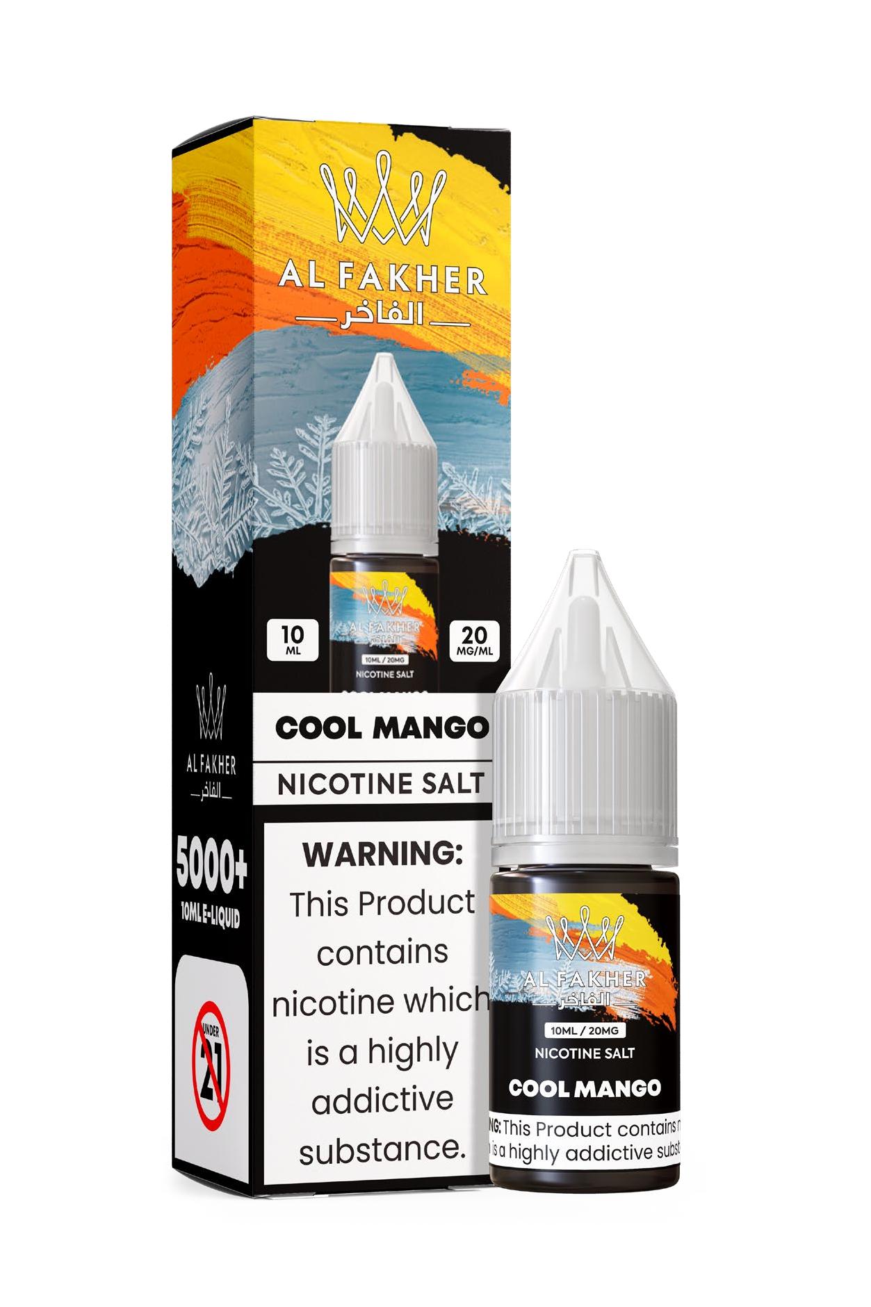 favouritevape.com Cool Mango 20MG Strengths 10ML 5000+ Nic Salt E-LIQUIDS by Al Fakher