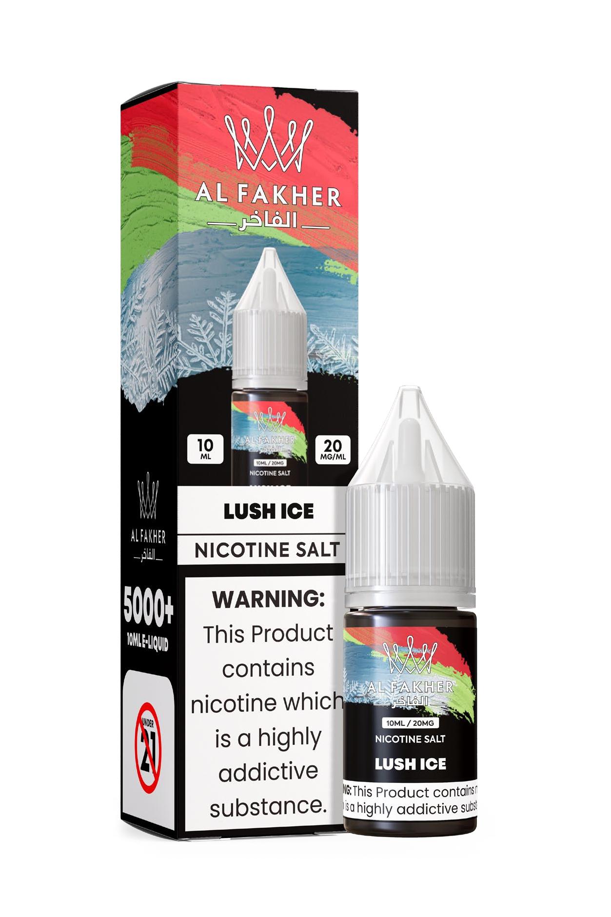 favouritevape.com Lush Ice 20MG Strengths 10ML 5000+ Nic Salt E-LIQUIDS by Al Fakher
