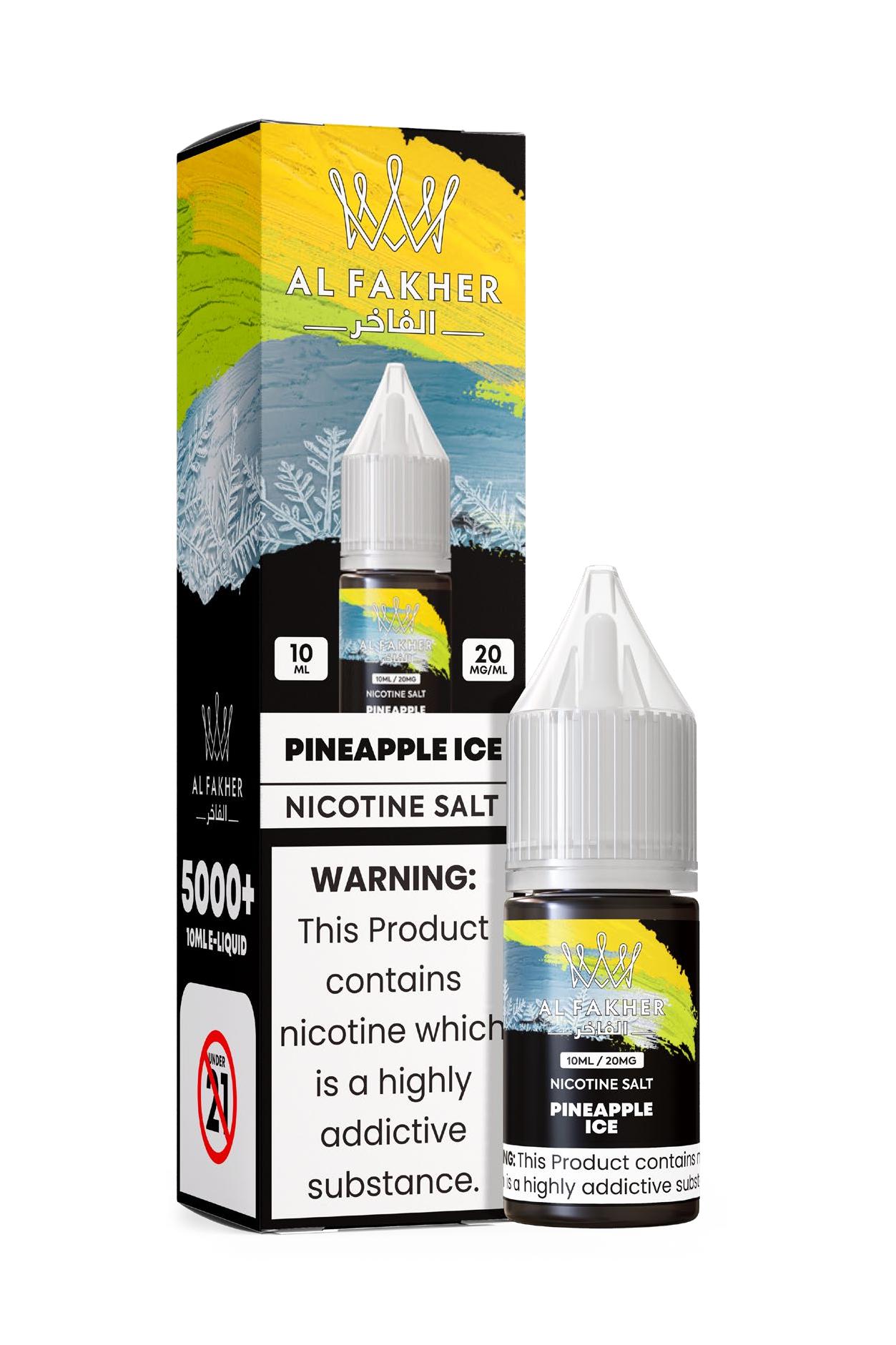 favouritevape.com Pineapple Ice 20MG Strengths 10ML 5000+ Nic Salt E-LIQUIDS by Al Fakher